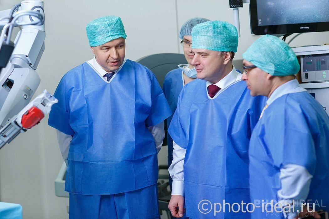 Новый хирургический робот Da Vinci в операционной ФГБУ ЦКБ Управления Делами Президента, фото 6